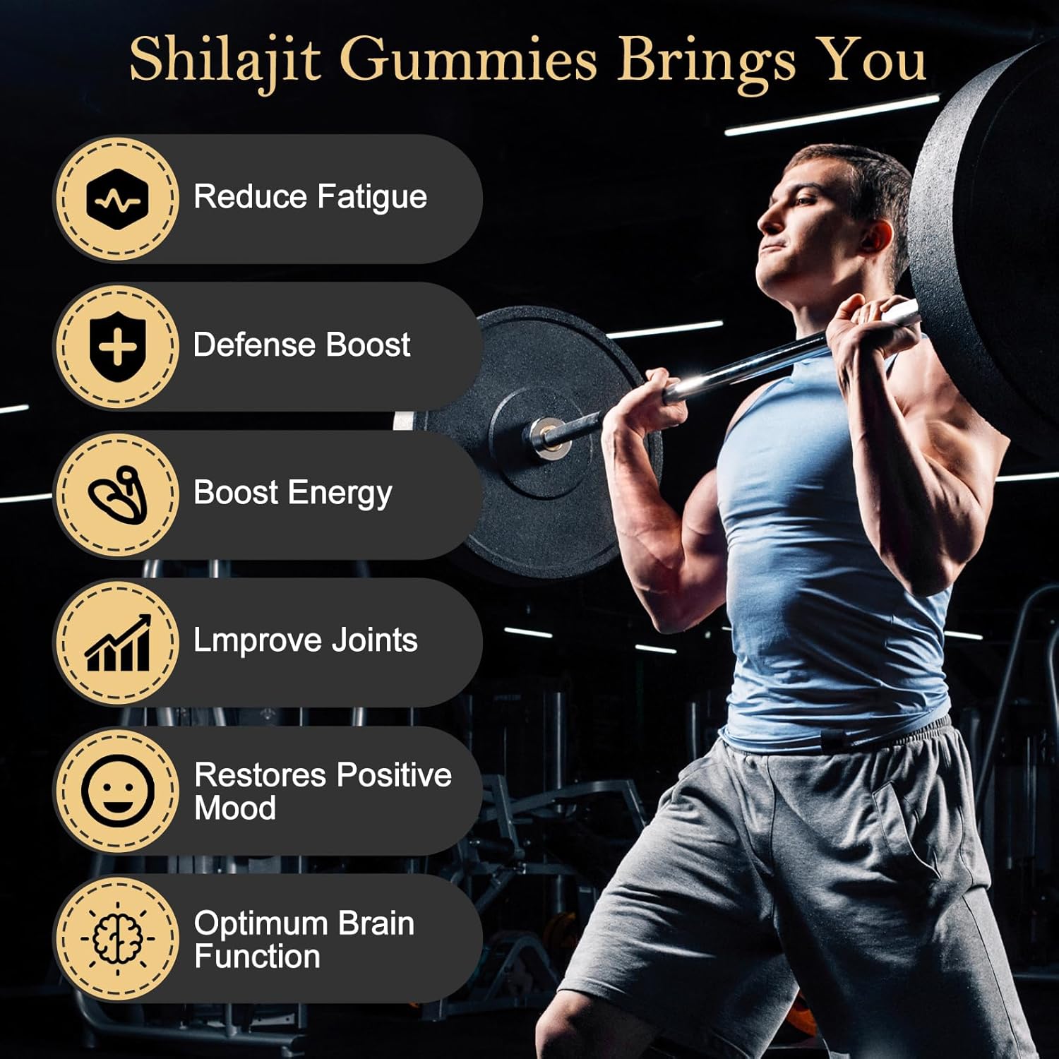 Shilajit Gummies for Men & Women, Natural Himalayan Shilajit Gummies Rich in Ashwagandha, Gokshura with 85+ Minerals, Non-GMO, 100% Pure & Natural, Energy Support & Overall Health, 80 Gummies - Image 5