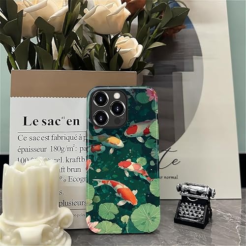 Miniatura 986 de Funda para iPhone 11 Pro Funda, Diseño de Patrón de Mosaico de Vidrio en Tono Verde - Protección Dual Híbrida Silicona + PC Duro Resistente a Golpes