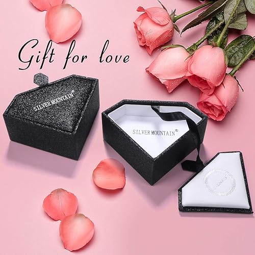 Miniatura 7 de Gargantilla Silver Mountain de plata de ley S925, collar delicado corto con colgante para mujer o chica, plata de ley, G10ANL190214A3