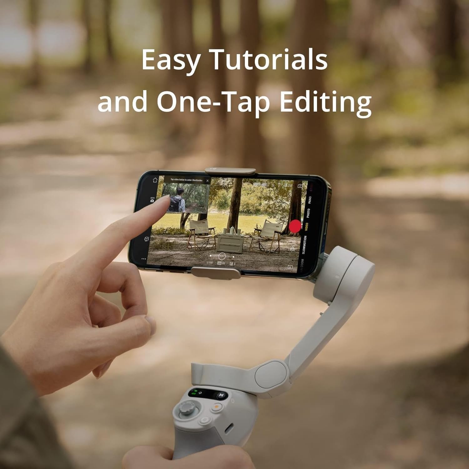DJI OSMO Mobile SE Smartphone Gimbal, 3-Axis Stabilization, Handy
