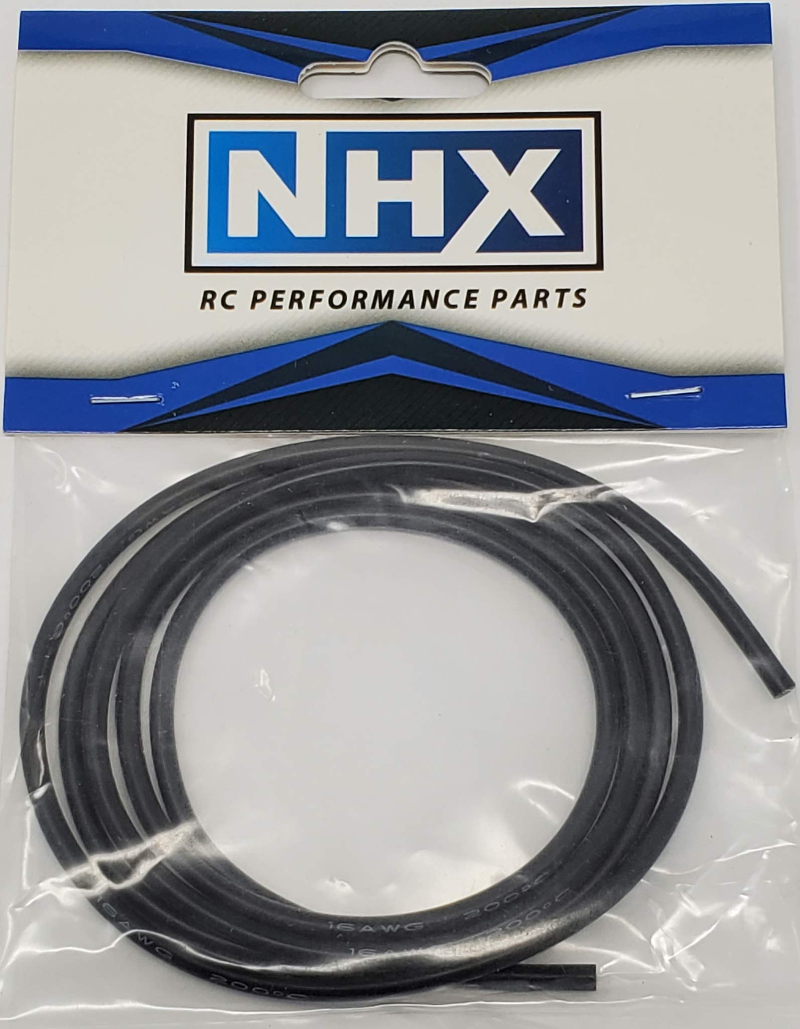 NHX RC Pro Silicone Wire 16 AWG Gauge 3 FT Black