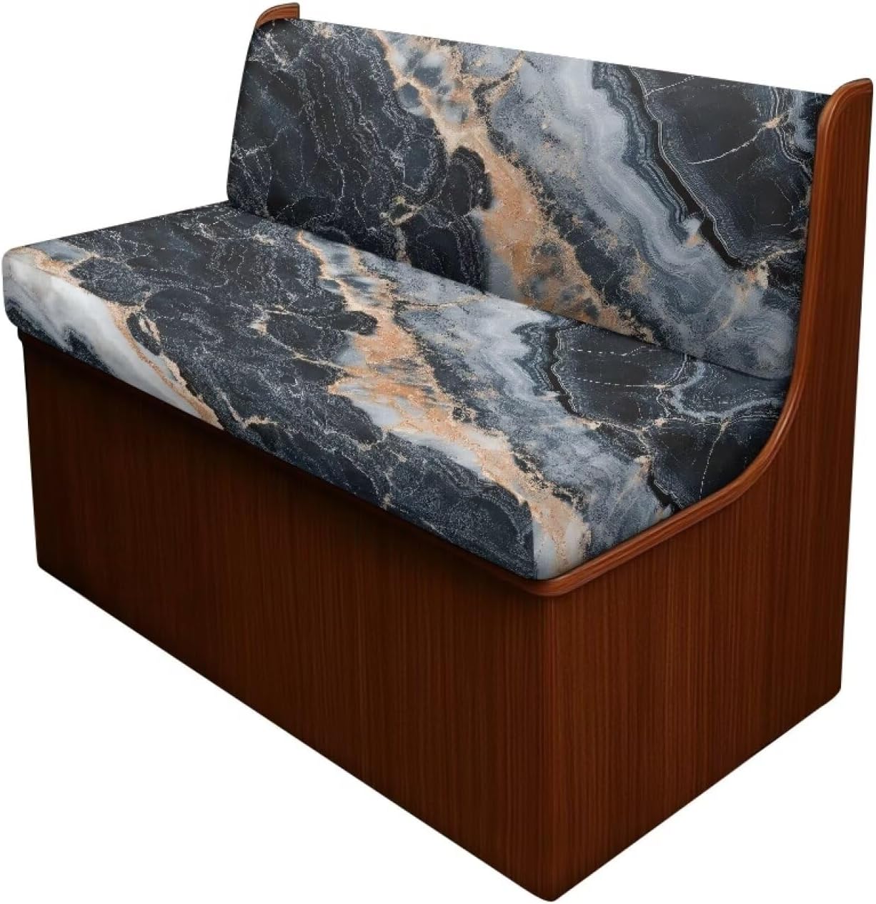 Abstract Mushroom RV Dinette Cushion Covers Washable Elastic Loveseat Slipcovers for Travel Trailer Couch Chair Seat Covers, Easy to Install