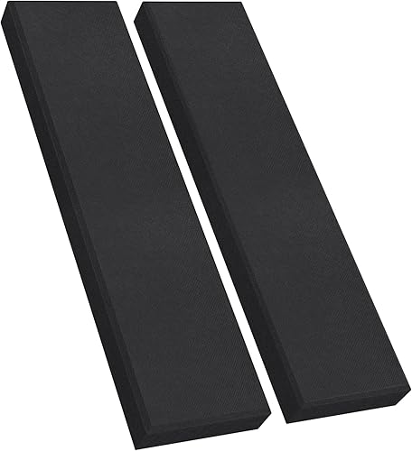 Miniatura 7 de Panel de pared de fibra de vidrio de 23.62 x 11.81 x 2 pulgadas, paquete de 4 paneles acústicos, paneles acústicos absorbentes de sonido para Gris