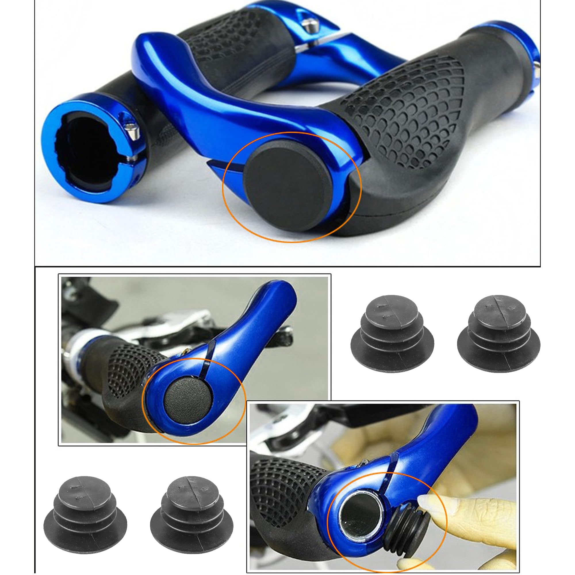 rennrad lenker kappen 10 Stück Lenkerstopfen Lenkerendstopfen Bar End Plugs Schwarz Fahrrad Lenker Endkappen ATB MTB Fassverschluss Kunststoff Lenkerendstopfen für Kamera Grip Rennrad Mountainbike Sport & Freizeit Color:Orange Bianchi Oltre Comp 105 mens-pants