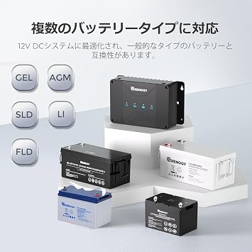 Renogy DCC 12V 30A Running Charger, Built-in MPPT Charge Controller/Isolator Black