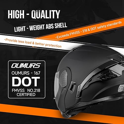 Miniatura 4 de Cascos modulares de motocicleta de cara completa abatible, casco de motocicleta para bicicleta de calle, unisex, modelo 167 para adultos