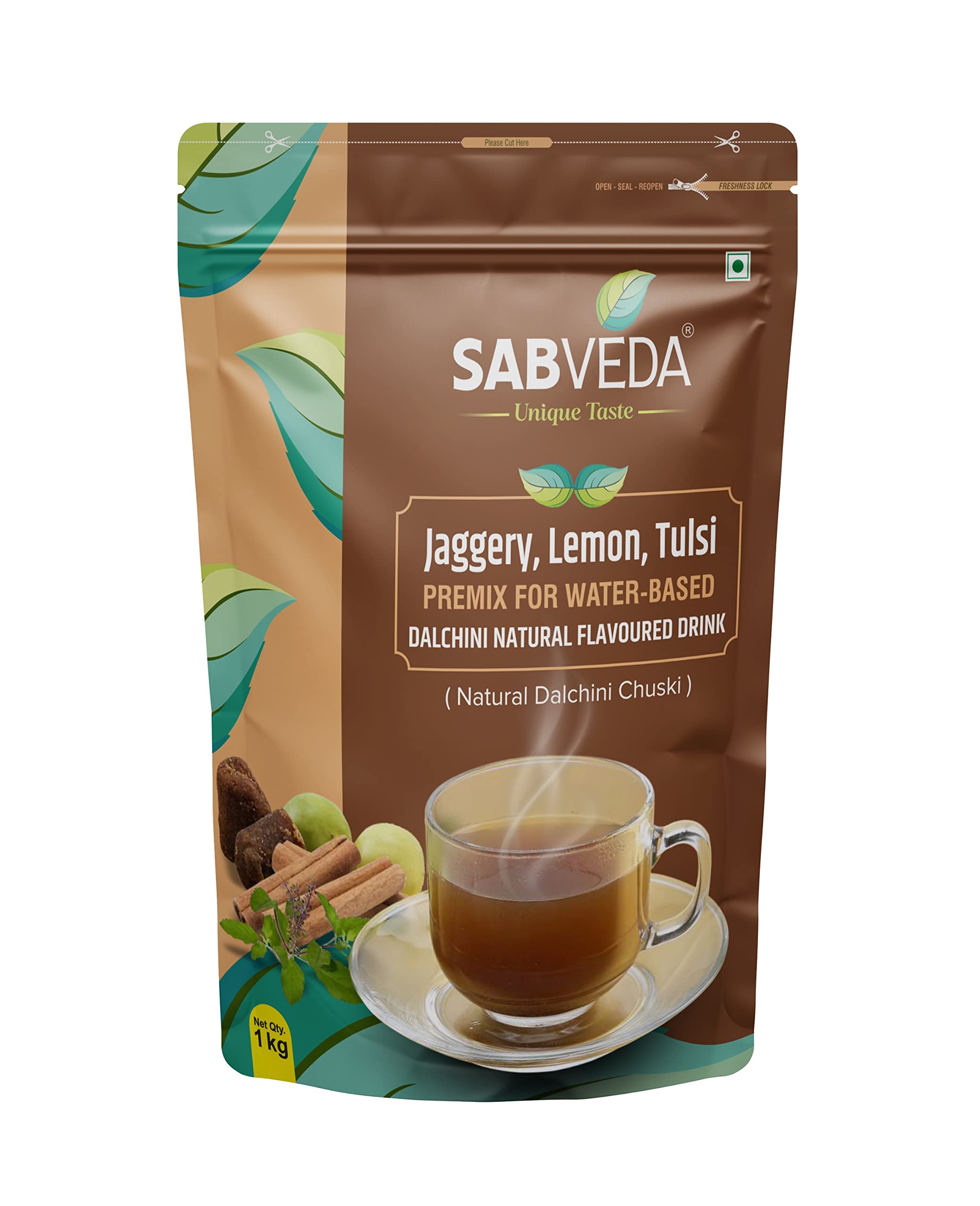 SABVEDA NATURAL DALCHINI CHUSKI WITH GOODNESS OF JAGGERY,LEMON & TULSI (1KG, 1) (B0C542DRQQ) Amazon Price History, Amazon Price Tracker