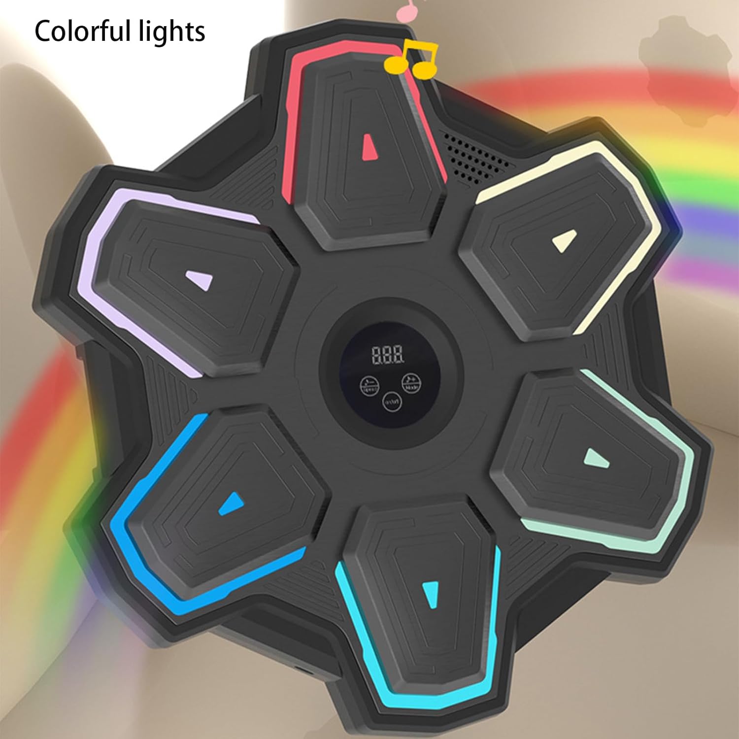 Boxing Target,Music Boxing Target,Eight Modes,Colorful Lights,Punch-Free Design,Music Boxing Machine