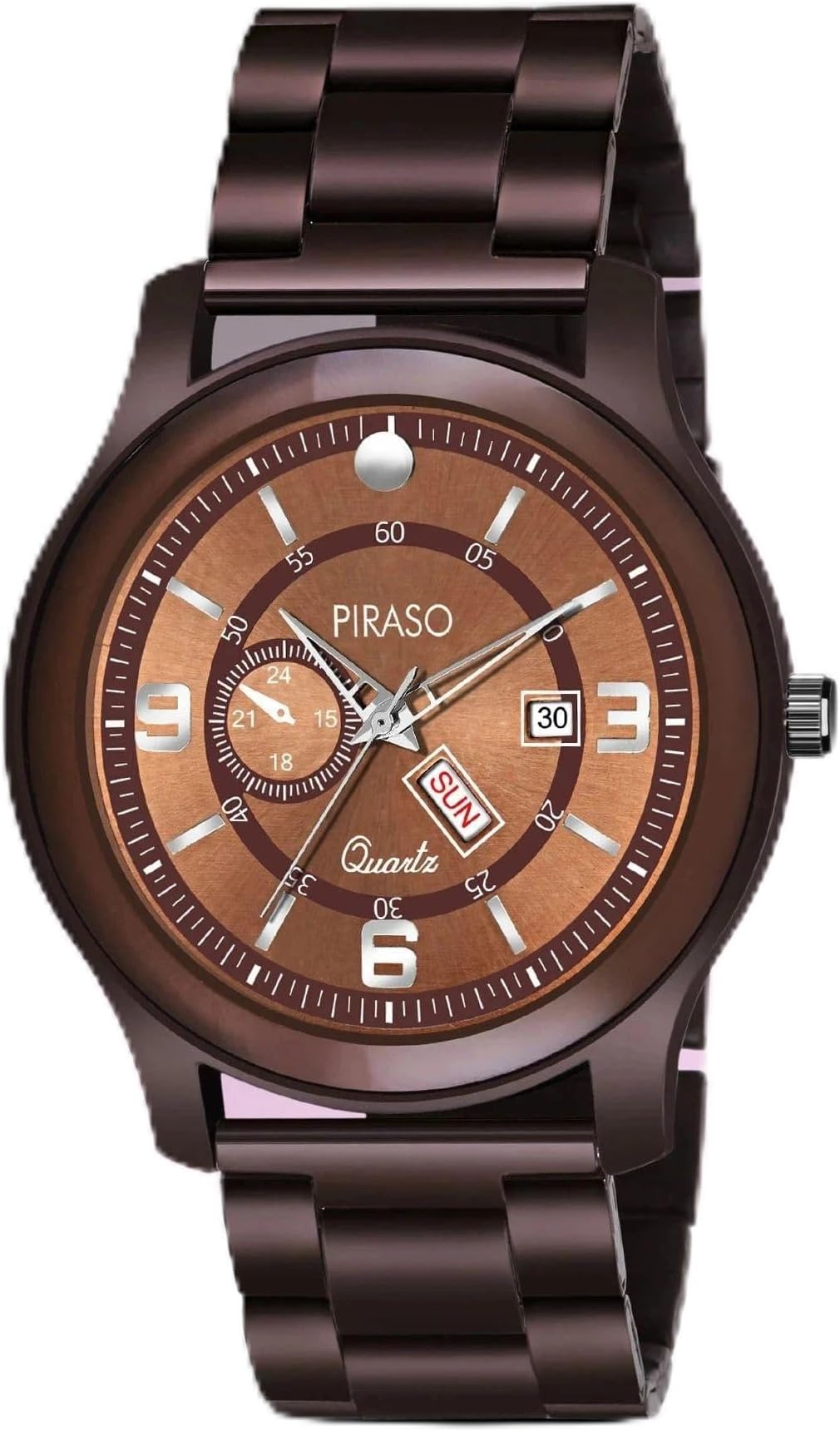 Analog Day and Date Working Display Chain Watch for Men & Boys