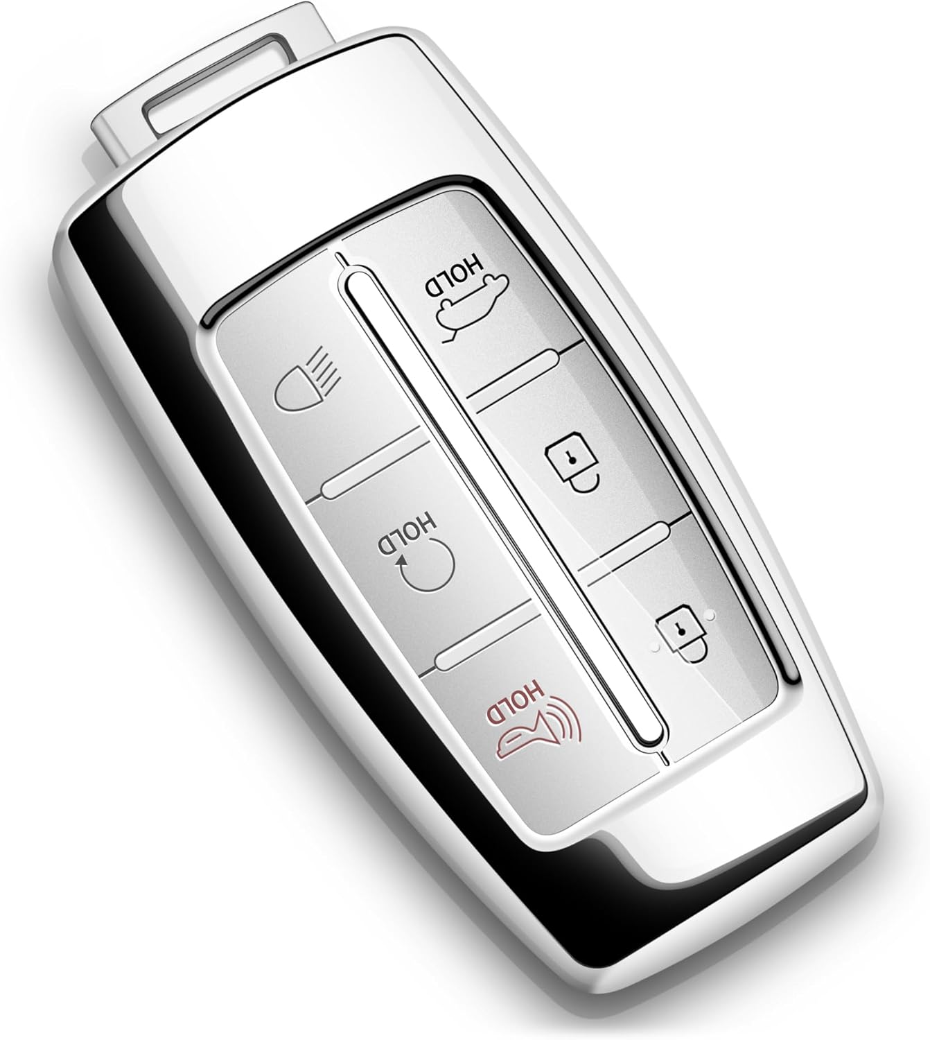 Stylish Leather Key Fob Cover for Genesis GV80/G80