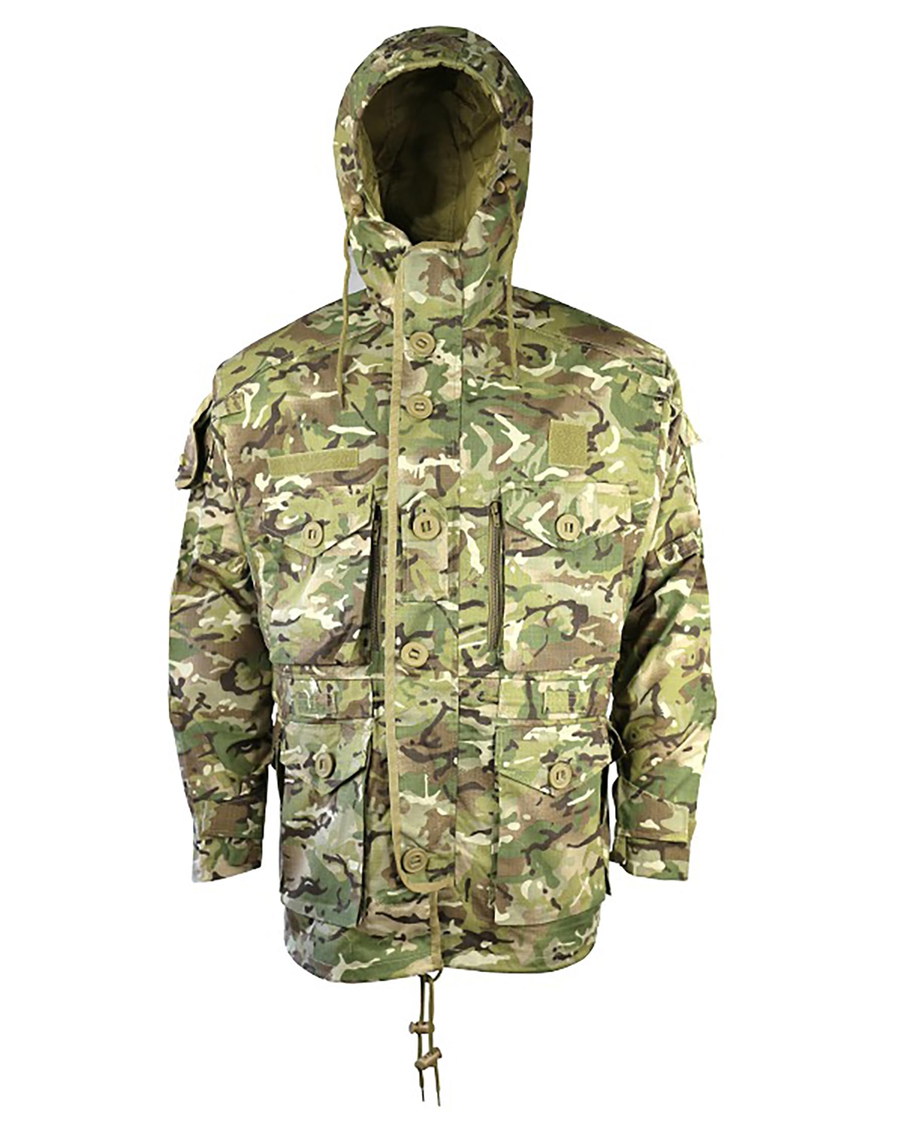 KUK SAS Windproof MTP Match Multi Terrain Camouflage Windproof Smock Jacket (Large)