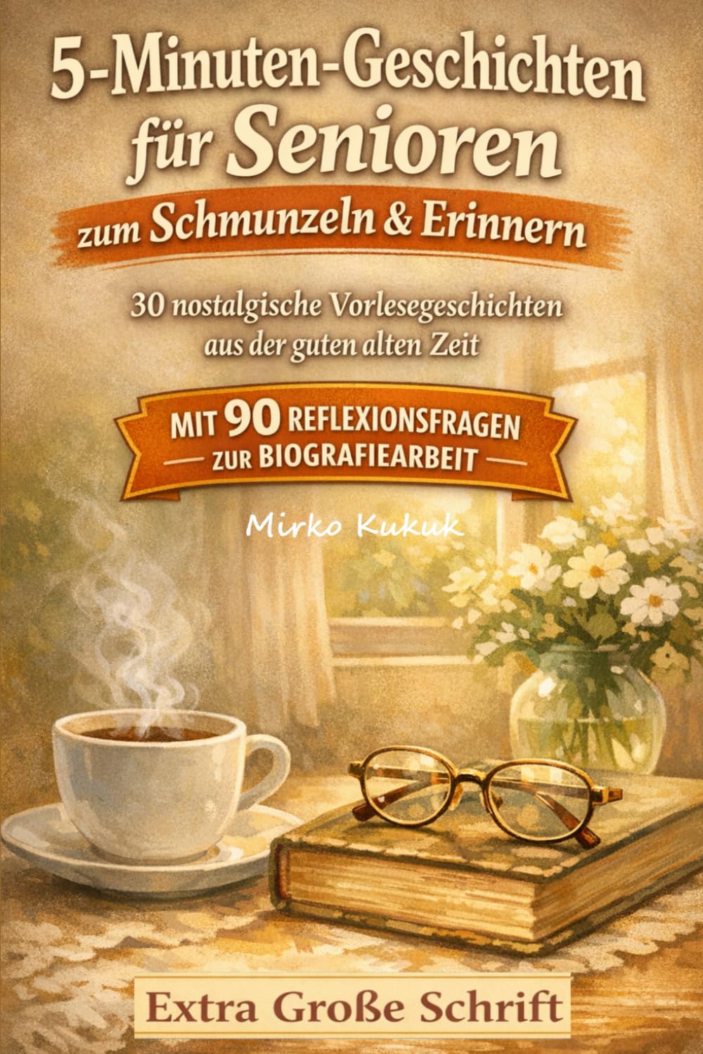 5-Minuten-Geschichten für Senioren zum Schmunzeln und Erinnern (Große Schrift): 30 nostalgische Vorlesegeschichten aus der guten alten Zeit – Mit 90 ... Kurzgeschichten mit großer Schrift)