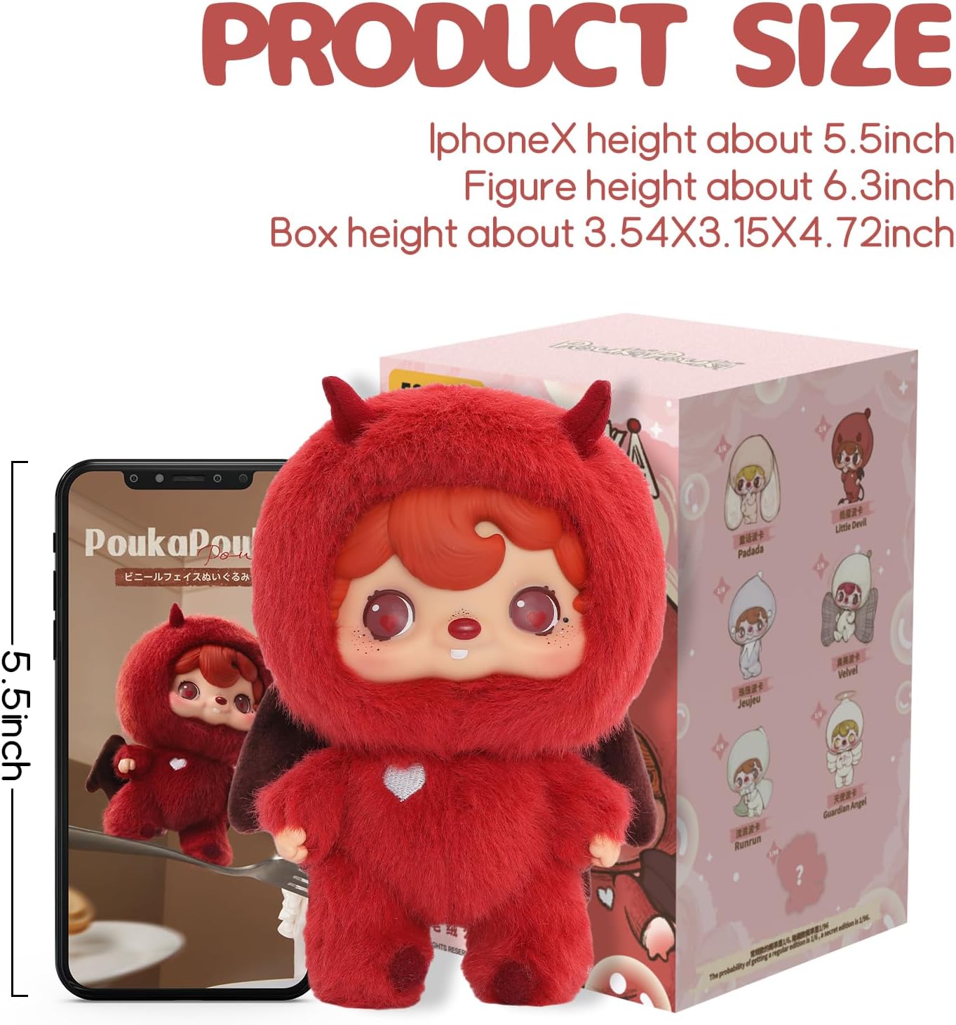 52TOYS POUKAPOUKA Mood Bubbles Vinyl Plush Toy Blind Box with Soft and Adorable Design, Perfect for Cuddling, Display, and Unique Posing, Ideal Gift for Birthday Party