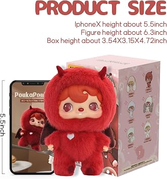 52TOYS POUKAPOUKA Mood Bubbles Vinyl Plush Toy Blind Box with Soft and Adorable Design, Perfect for Cuddling, Display, and Unique Posing, Ideal Gift for Birthday Party