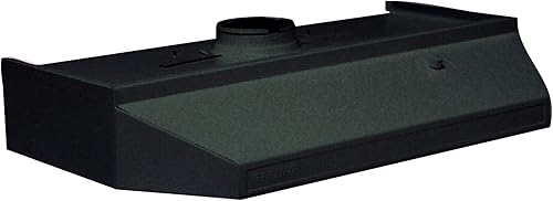 Ventline PH62-S20BC-2 Serie PH Campana extractora lisa 120V CA - 12" x 20", color negro disponible en Yaxa Peru