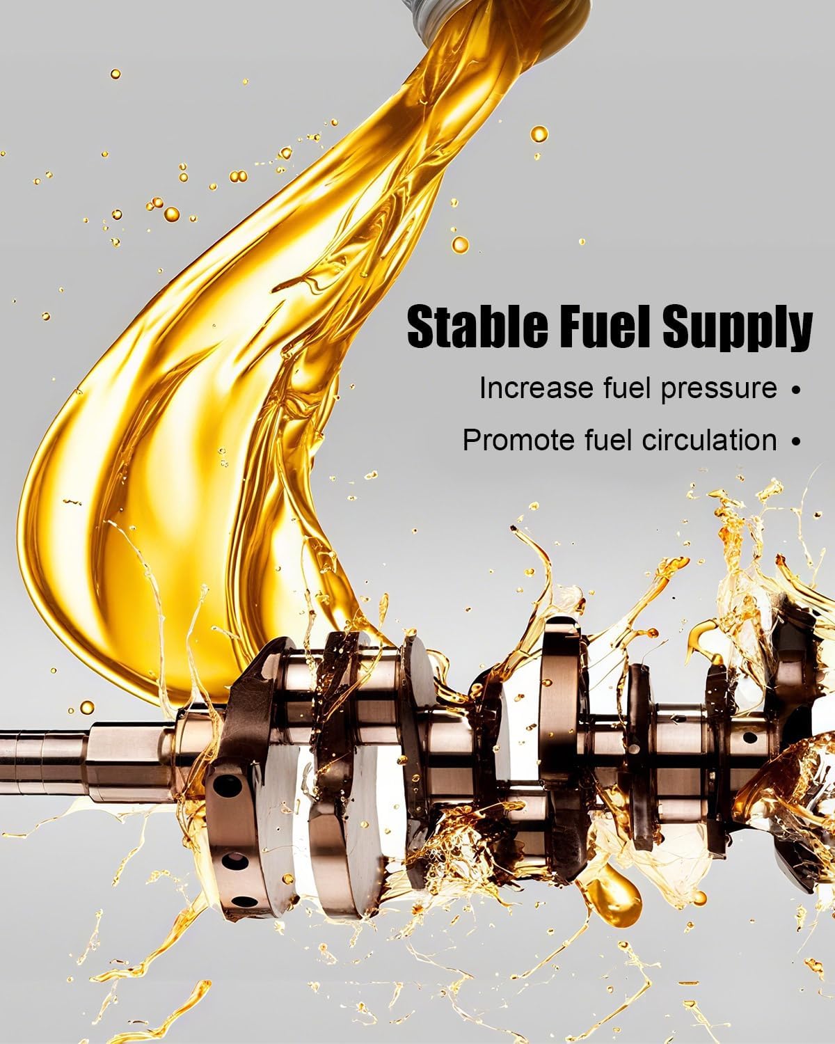 Dual High and Low Lift Pressure Fuel Pump Fit for Mercury Marine Mercruiser 305 350 377 496 5.0L 5.7L 6.2L 8.1L Engines, Replace 866170A01 866169T01