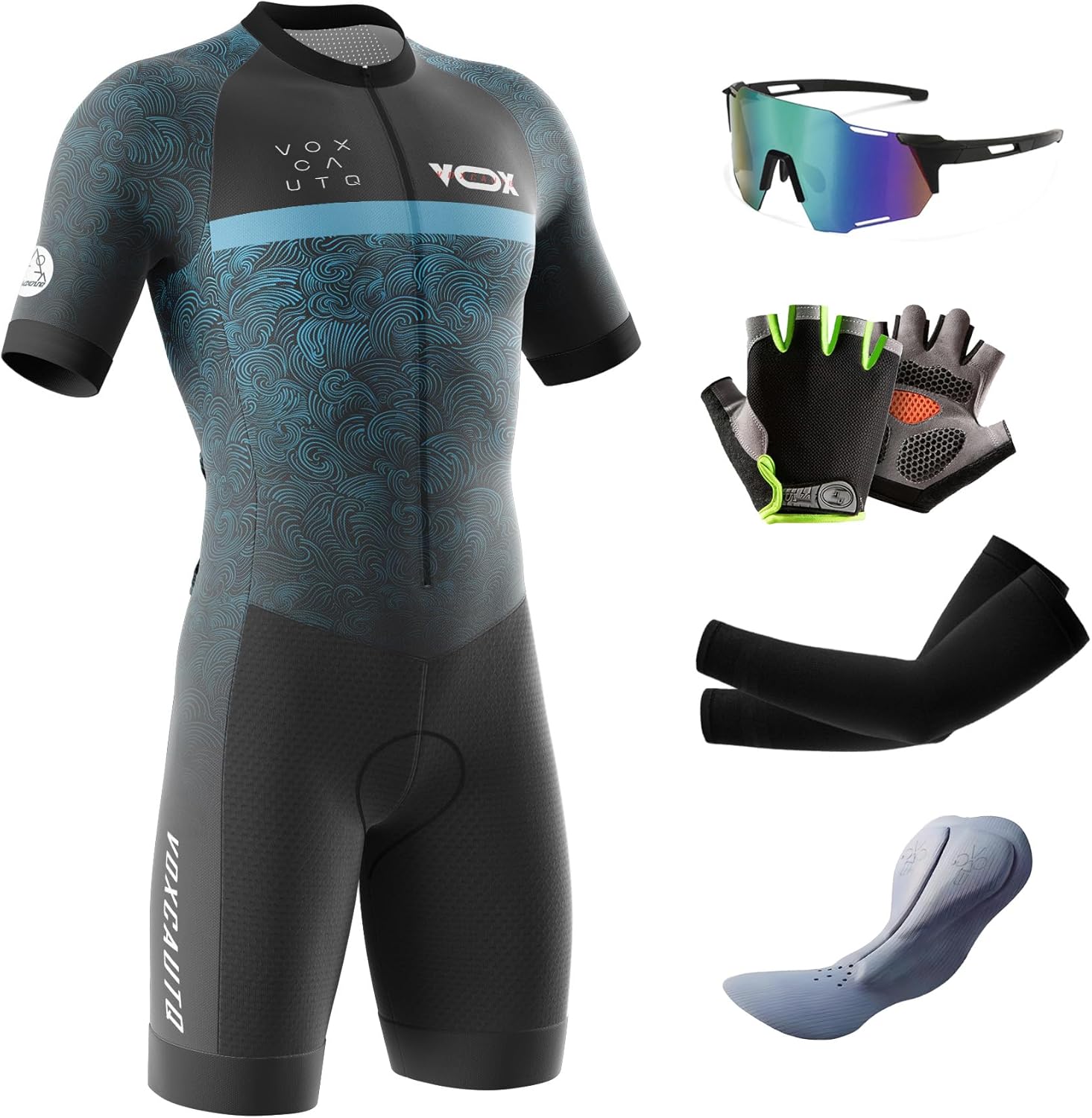 Men's Cycling Skinsuit,Triathlon Suit Men Trisuit for Swimming,Running,Men's Cycling Skinsuit