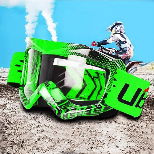 Miniatura 8 de Gafas de equitación para niños, adolescentes, jóvenes, ATV, motocicleta, esquí, snowboard, motocross