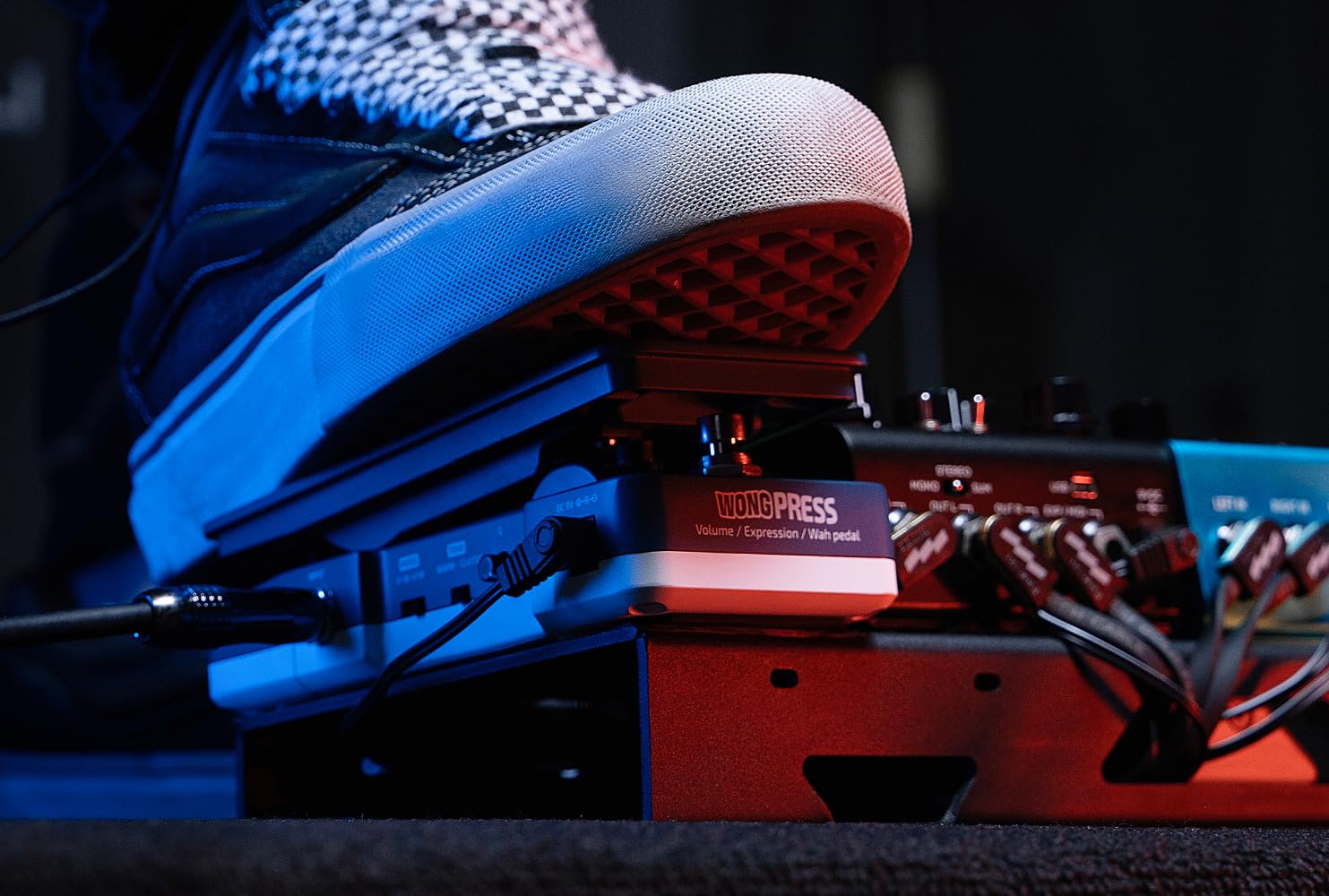 Hotone SP-21 Wong Press Volume Expression Wah Pedale