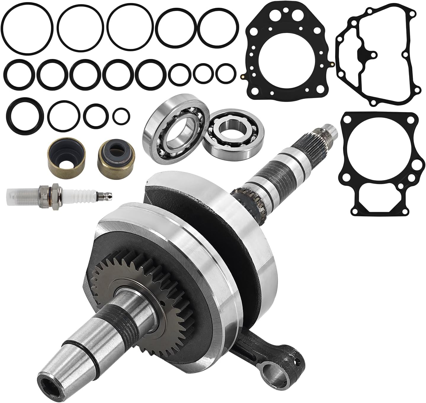 13000-HR3-A40 13000-HR5-CC0 Engine Crankshaft Rebuild Kit Compatible with Honda Rancher 420 TRX420 2014-2024 06111-HR3-A4006112-HR4-A21