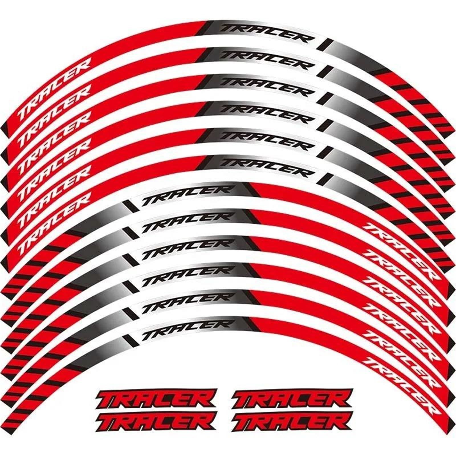 Motorcycle Stripes Rim Stickers are Suitable for Yamaha for Tracer 700 De 900 850 MT07 MT09 MT-07 MT-09(Color3)