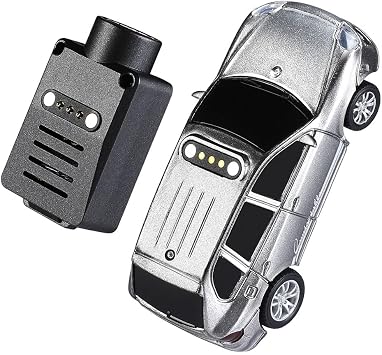 WL 1/64 FPV RC Mini Car with 3 Speed Modes, APP-Controlled Fully Proportional RC Car with HD FPV Camera, LED Lights and Suspension System (RTR Version)