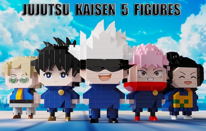 Jujutsu Kaisen Beego Building Kit - Gojo, Yuji, Megumi & More!