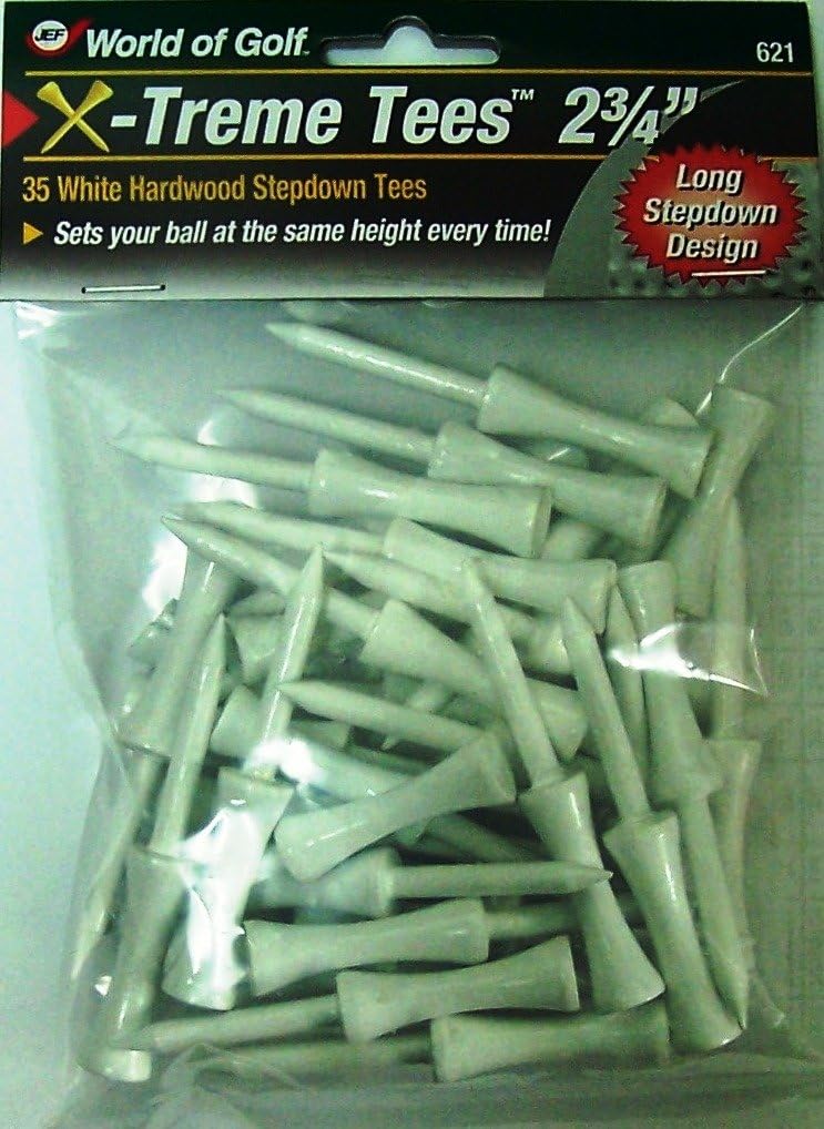 Jef World of Golf Gifts and Gallery, Inc. 2 3/4-Inch Extreme Step Tee - 35 Pack