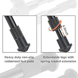 Feyachi 3 in 1 Tactical Riflebipod + Rail Mount Adapter + Barrel Clamp Adjustable Height from 6.5 to 7.0 for Hunting