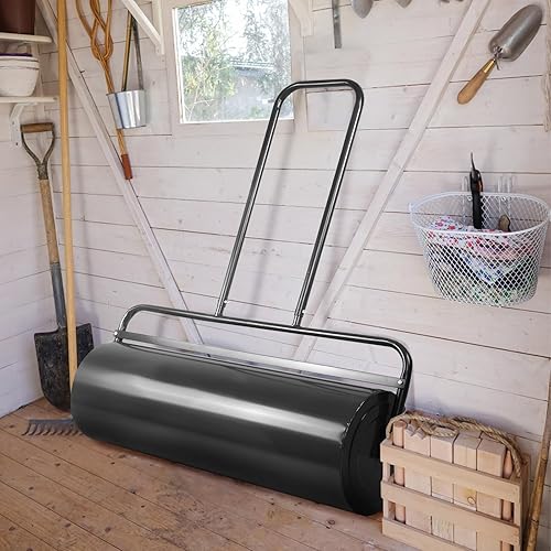 Miniatura 9 de IRONMAX Rodillo de césped, 36 pulgadas, 17 galones, rodillo de acero para patio con tapón de drenaje extraíble, rodillos de césped para césped