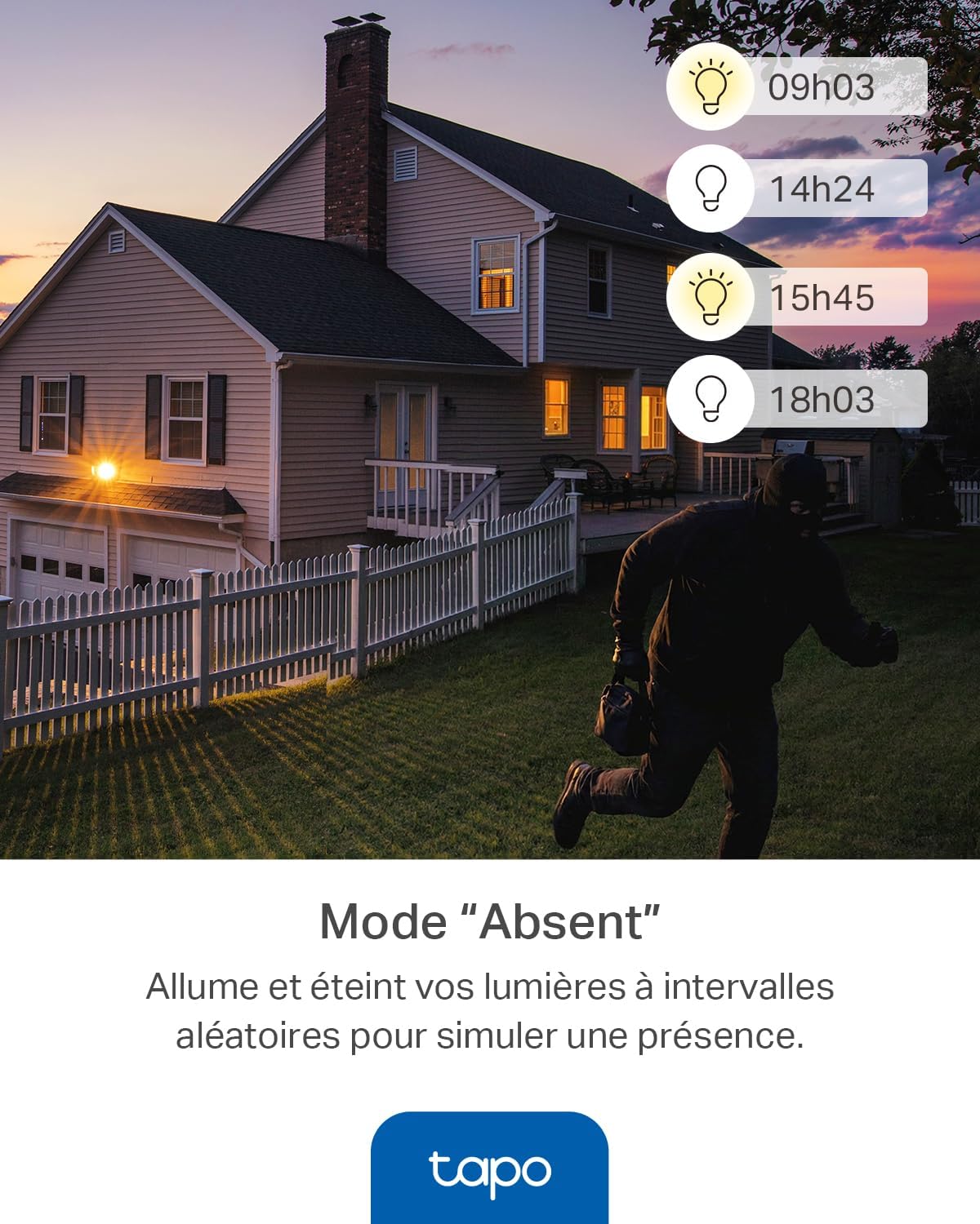 ampoule connectée dimmable – vue détaillée