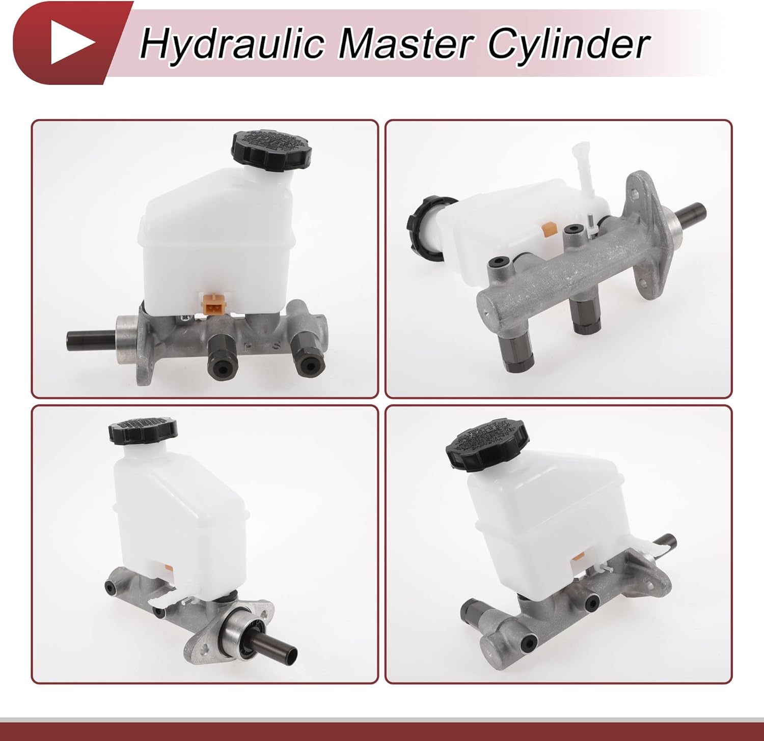 Brake Master Cylinder with Reservoir No.585102H000 for Hyundai Elantra 2006-2010 Hydraulic Master Cylinder Aluminum Alloy,Plastic 1 Pc