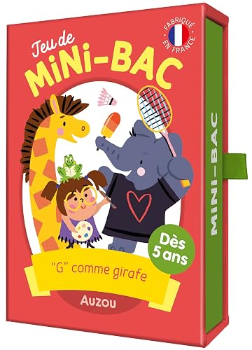 Editions AUZOU - Jeu du Mini-Bac - g Comme Girafe