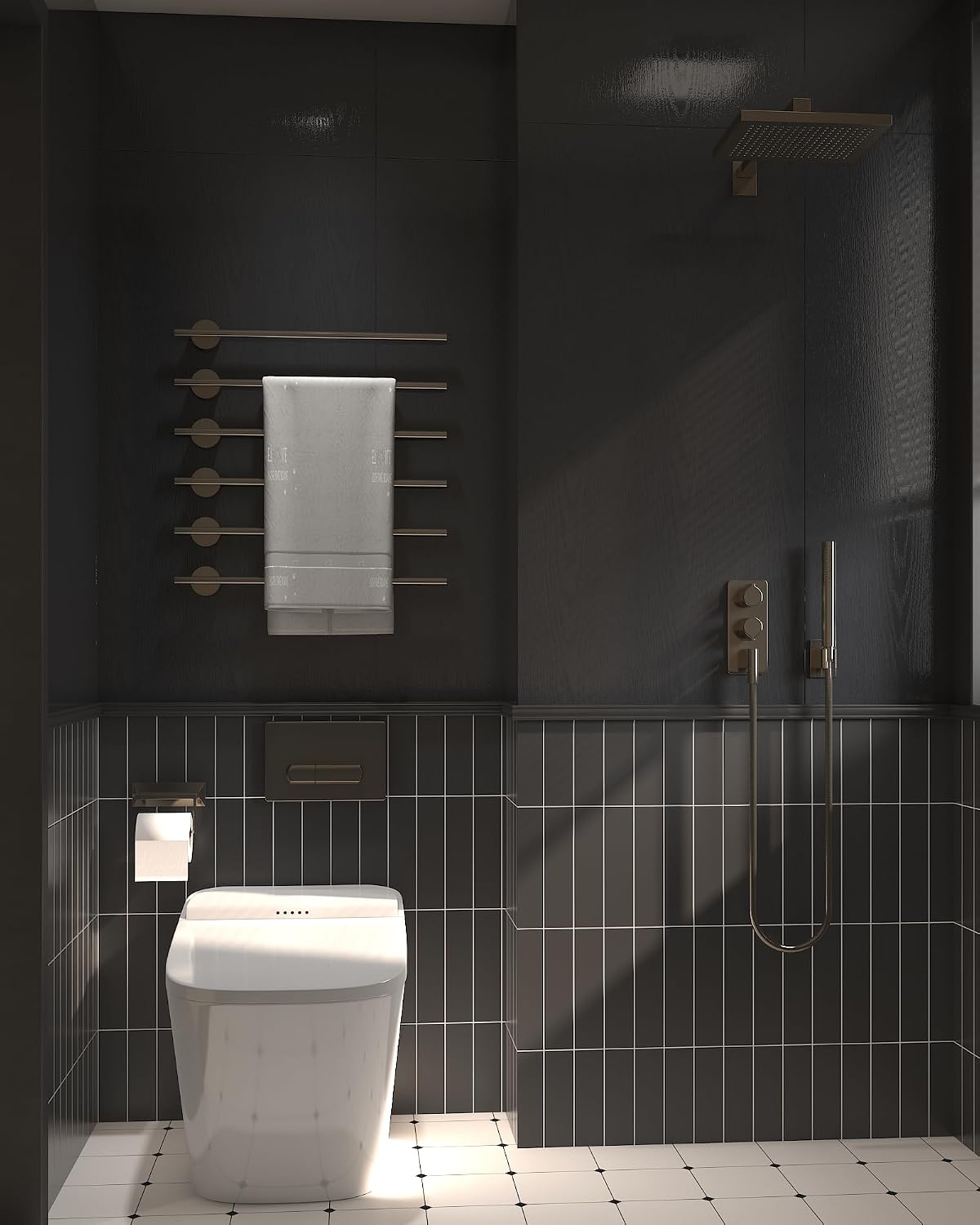 Black Wood Wallpaper Black Peel and Stick Wallpaper 17.7''x393'' Black Contact Paper for Countertops Self-Adhesive Removable Wall Paper for Bedroom Wood Grain Wallpapers for Walls Decor