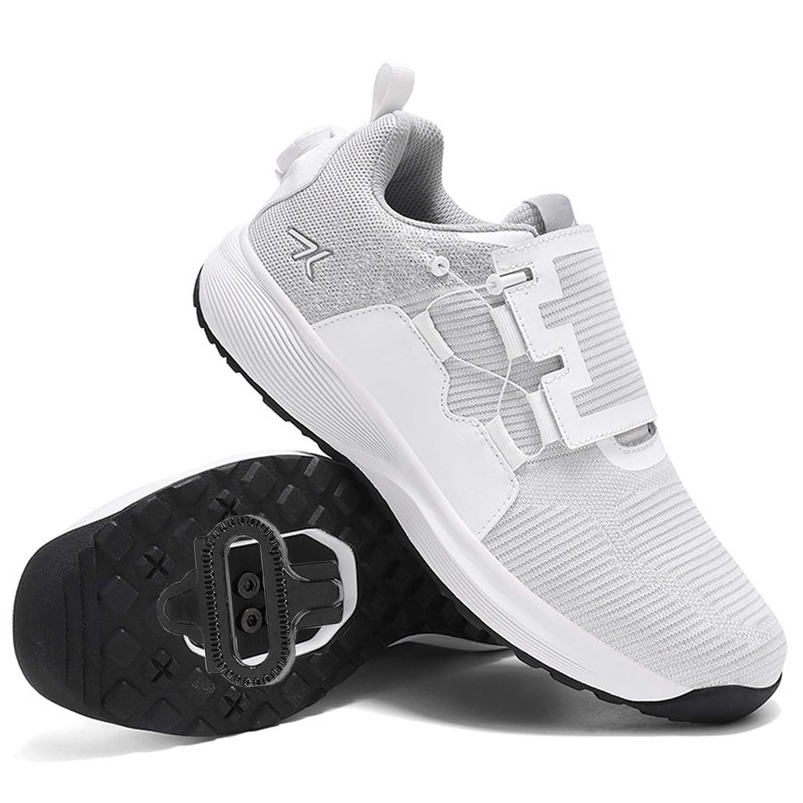 Fahrradschuhe Herren Damen Mountainbike Schuhe MTB Radsportschuhe Atmungsaktive Kompatibel mit Shimano SPD 2-Bolts Pedals Fahrrad Spin MTB Schuhe