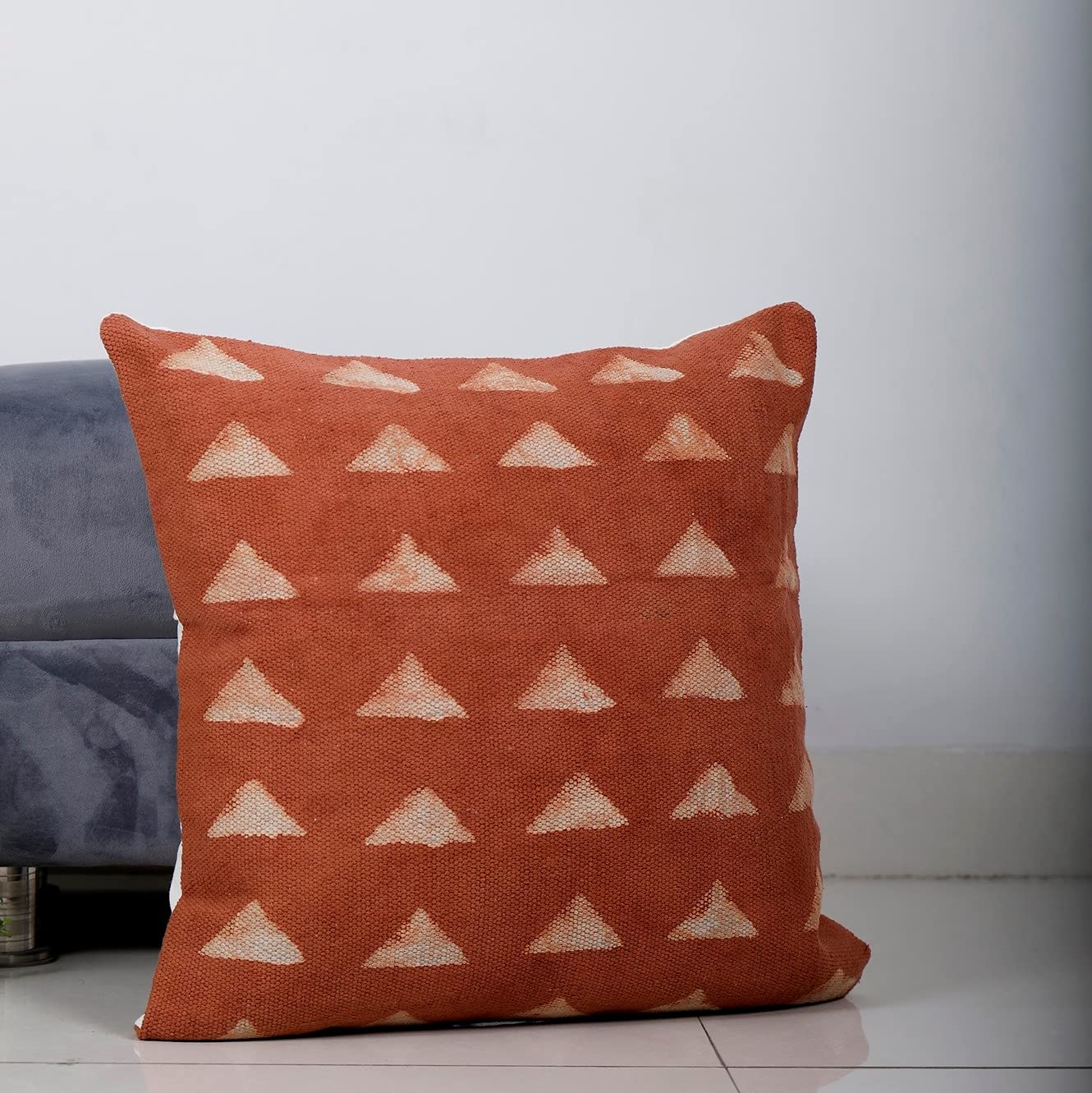Housse de coussin en coton motif indien 50x50 cm pour rénover votre canapé
