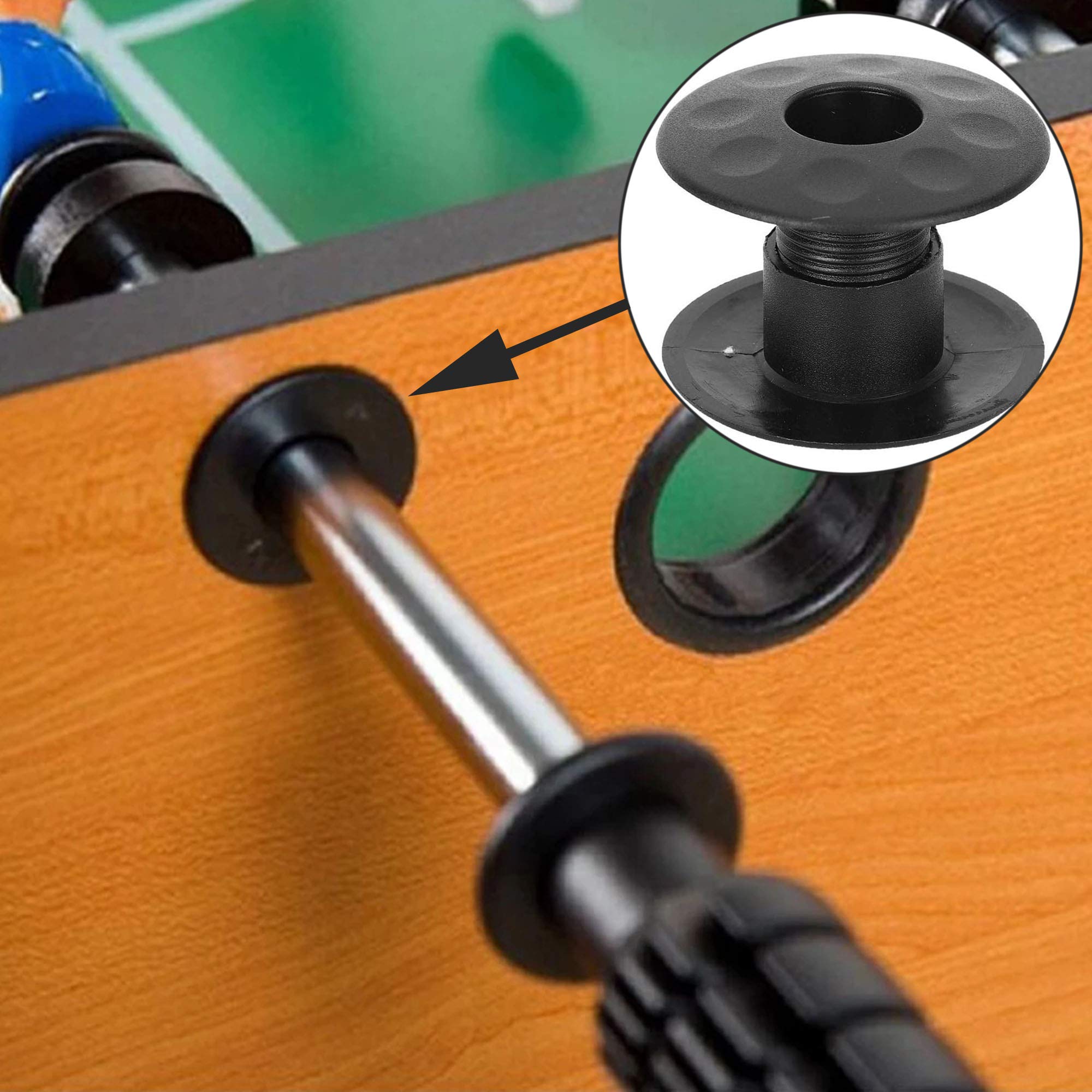 10 Pieces Roulement de Baby Foot Roulement de Table de footbalFor Table Soccer Fussball Table Accessories