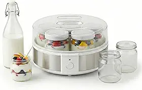 Iogurteira Elétrica Automática Compacta para Iogurte Caseiro e Natural (110, Volts)