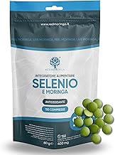 Selenio Integratore | 150 Compresse di Selenio da 100 mcg Vegane con Moringa Bio | Benefico per Sistema Immunitario, Spermogenesi, Tiroide, Capelli e Unghie | Prodotto in Italia da Red Moringa®