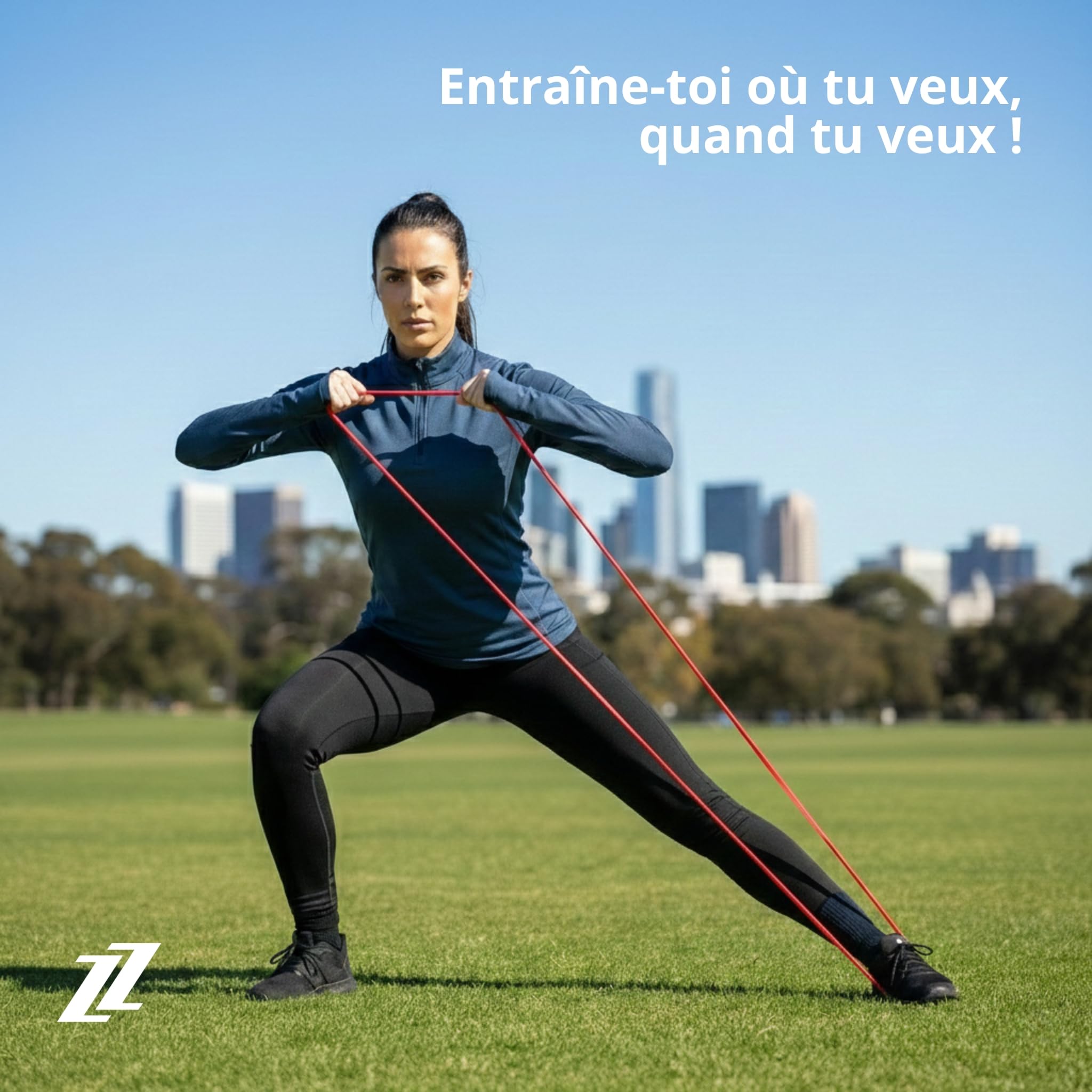 Bandes de Résistance Individuelles et Kit d'Élastiques 3 ou 5 pcs | Latex Naturel Haute Densité | Entraînement, Extension et Force | Yoga, Pilates, Crossfit, Musculation, Callisthénie