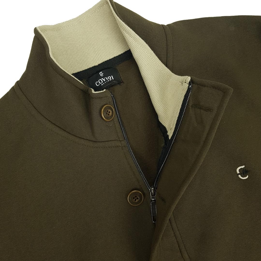 Sudadera Cárdigan Chaqueta con Botones Cremallera Bolsillos Cremallera Hombre Tallas Grandes XXXXL 5X