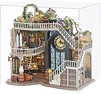 Vista 14 de Spilay Kit de casa de muñecas en miniatura, kit de bricolaje, modelo de casa pequeña, escala 1:24, casa de muñecas creativa, el mejor regalo