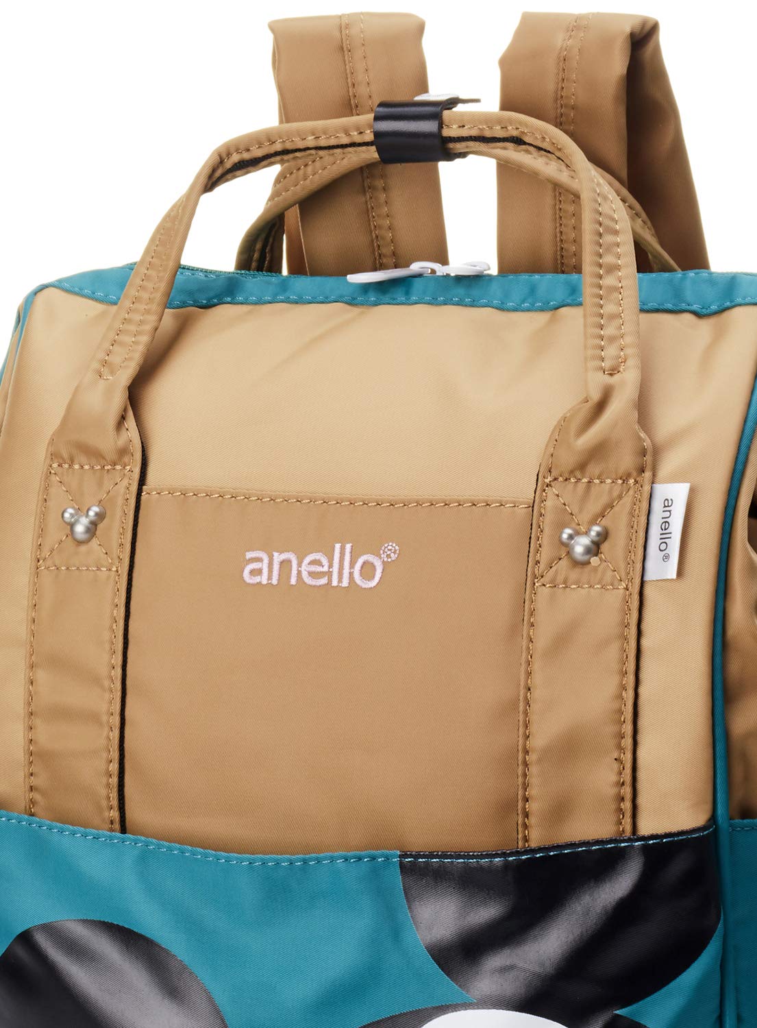 anello brown leather backpack