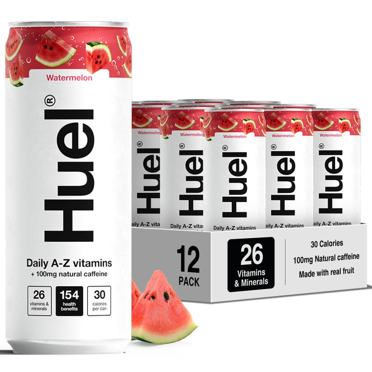 Sponsored Ad – Daily A-Z Vitamins Energy Drink, 12 x 330ml Cans, Watermelon Sparkling Multivitamin Energy Drink, Fizzy Drinks Made with Real Fruit, Rich in Electrolytes, Low Calorie, Caffeine Boost