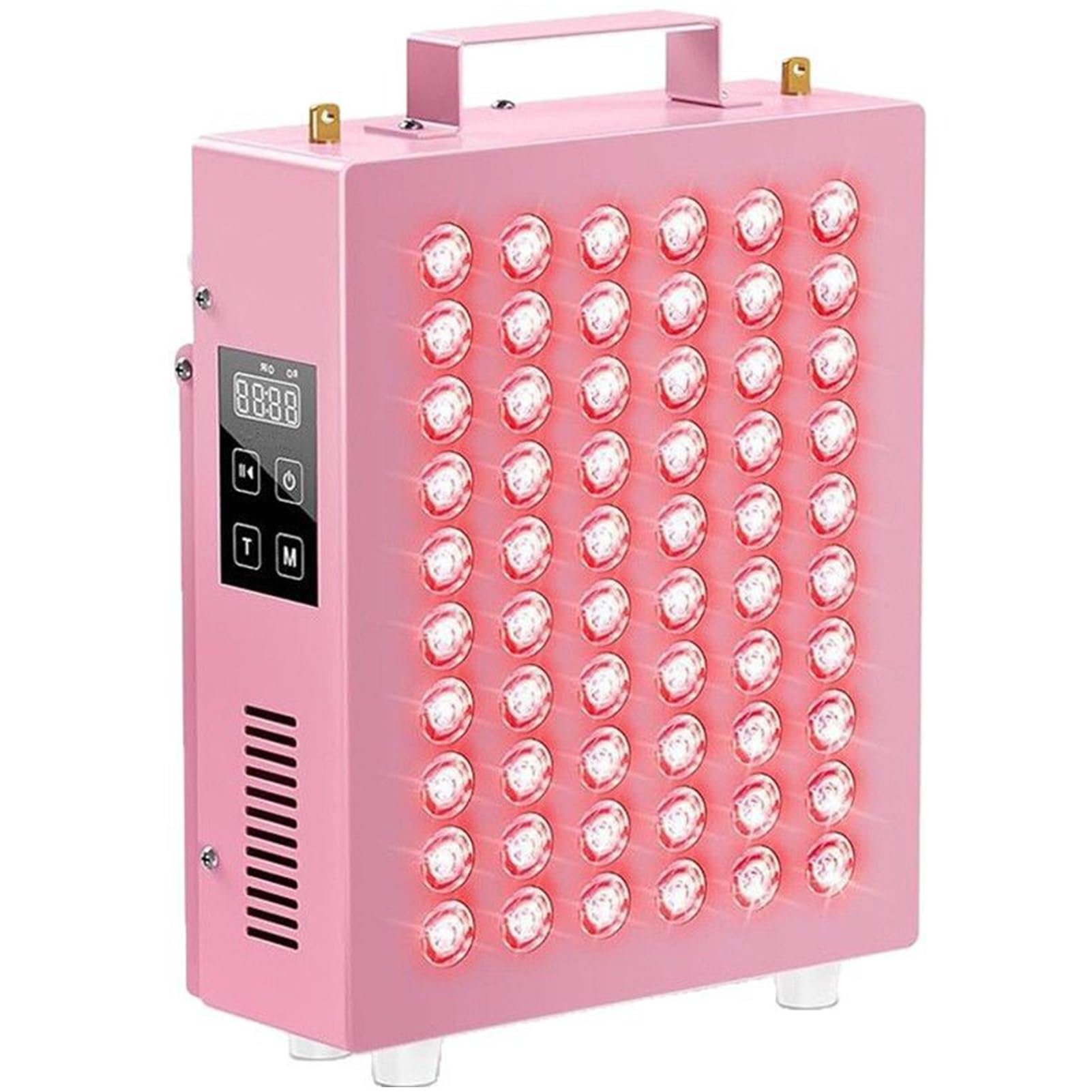 GOURIXIN Panel De Terapia De Luz Roja, 300 W con 60 LED De Doble Chip, Terapia De Luz Roja Infrarroja Cercana De 660 NM Y 850 NM para Todo El Cuerpo En Casa, 4 Modos