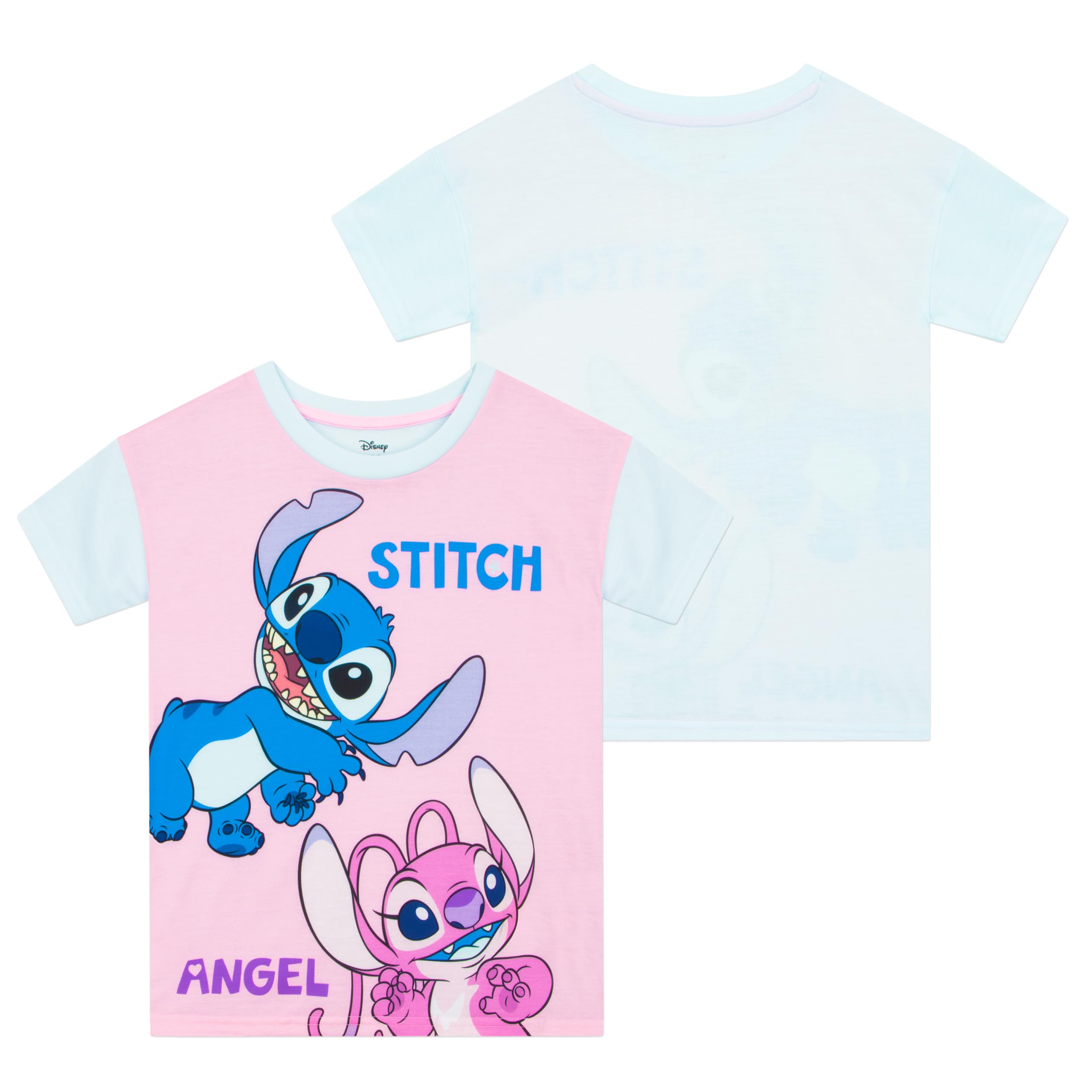 Disney Schlafanzug | Stitch Pyjama Mädchen | Madchen Schlafanzug Kurz