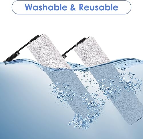 Miniatura 6 de Rodillos de cepillo de repuesto compatibles con Tineco Floor One S5Floor One S5 Pro 2, aspiradora inalámbrica en seco y húmedo, kit de accesorios de