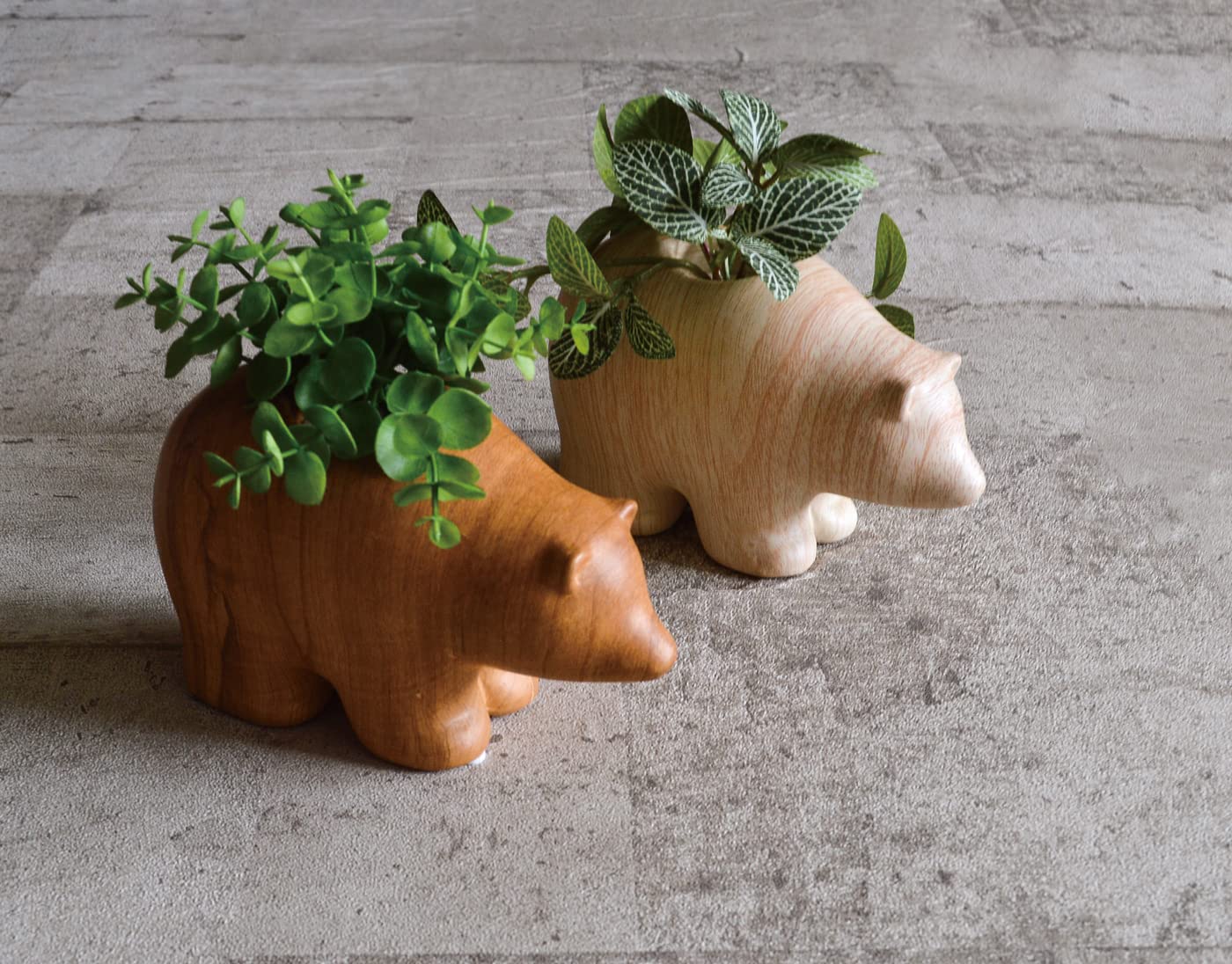 Amazon.com: K Japan 167563 WD Pot, Animal Bear, Brown, W 6.7 x D
