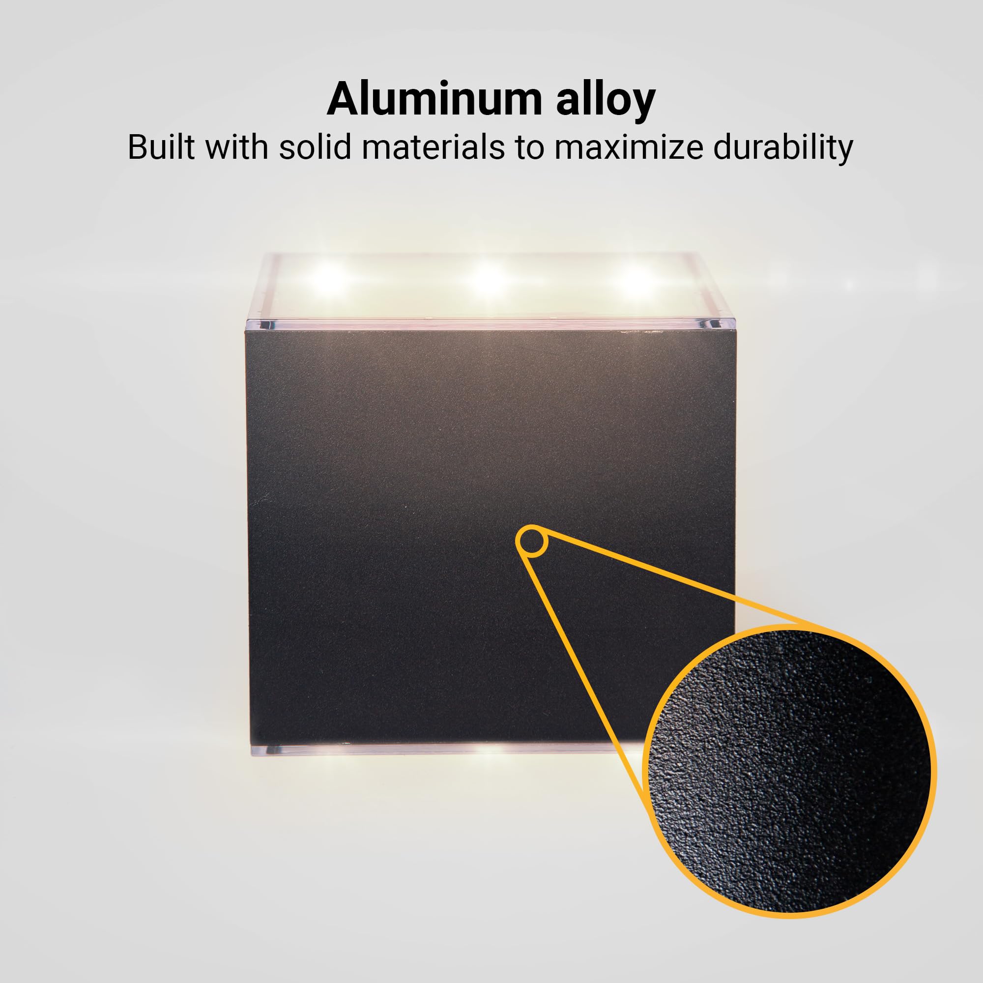 Proxinova Up & Down Solar Wall Light, Outdoor Solar Lights Garden, Waterproof IP65 Fence Light, Wireless Wall Lights Outdoor - Image 2