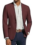 PJ PAUL JONES Men's Lightweight Sport Coat Casual One Button Blazer Breathable Sportcoat